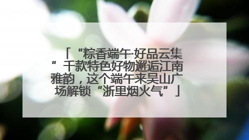 “粽香端午·好品云集”千款特色好物邂逅江南雅韵，这个端午来吴山广场解锁“浙里烟火气”