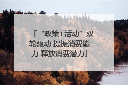 “政策+活动”双轮驱动 提振消费能力 释放消费潜力