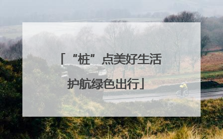 “桩”点美好生活 护航绿色出行