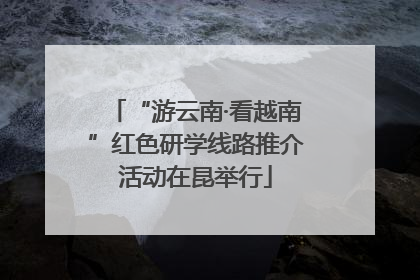 “游云南·看越南”红色研学线路推介活动在昆举行