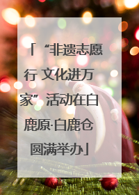 “非遗志愿行 文化进万家”活动在白鹿原·白鹿仓圆满举办