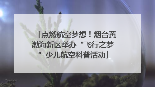 点燃航空梦想！烟台黄渤海新区举办“飞行之梦”少儿航空科普活动