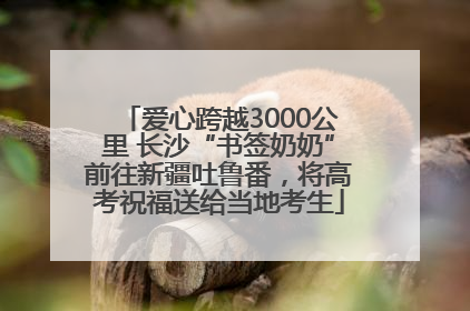爱心跨越3000公里 长沙“书签奶奶”前往新疆吐鲁番，将高考祝福送给当地考生