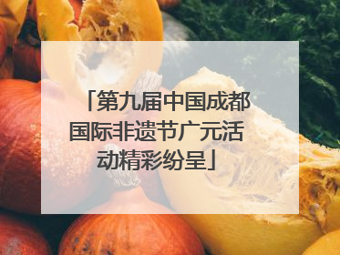 第九届中国成都国际非遗节广元活动精彩纷呈