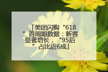 美团闪购“618”首周期数据：新客显著增长，“95后”占比近6成