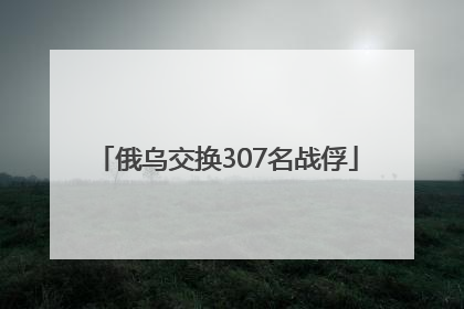俄乌交换307名战俘