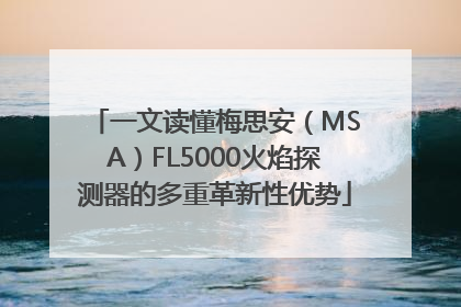 一文读懂梅思安（MSA）FL5000火焰探测器的多重革新性优势