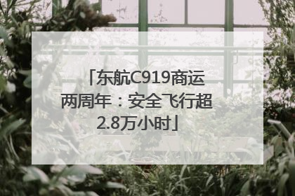 东航C919商运两周年：安全飞行超2.8万小时