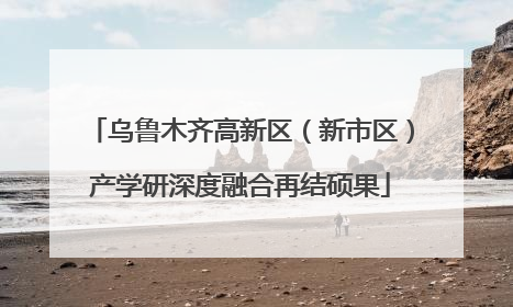 乌鲁木齐高新区（新市区）产学研深度融合再结硕果