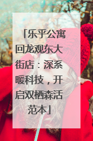 乐乎公寓回龙观东大街店：深系暖科技，开启双栖森活范本