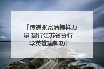 传递张富清榜样力量 建行江苏省分行学英雄建新功