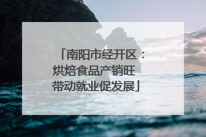 南阳市经开区：烘焙食品产销旺 带动就业促发展
