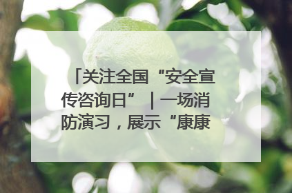 关注全国“安全宣传咨询日”｜一场消防演习，展示“康康”应急实力
