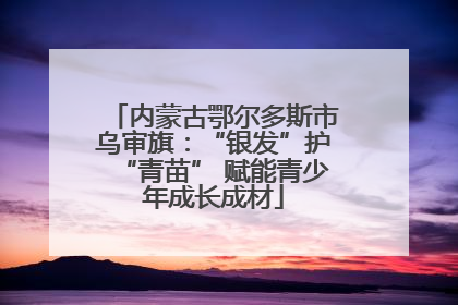 内蒙古鄂尔多斯市乌审旗：“银发”护“青苗” 赋能青少年成长成材