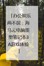 办公娱乐两不误：海马云电脑重塑笔记本3A游戏体验