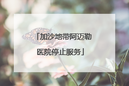 加沙地带阿迈勒医院停止服务