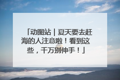 动图站｜夏天要去赶海的人注意啦！看到这些，千万别伸手！