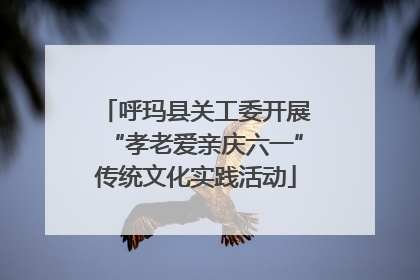 呼玛县关工委开展“孝老爱亲庆六一”传统文化实践活动