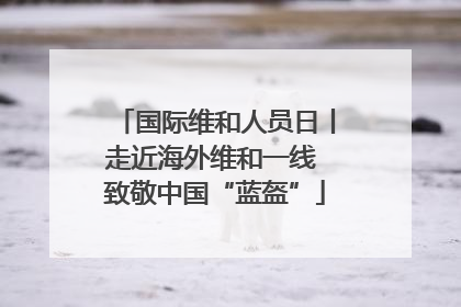 国际维和人员日丨走近海外维和一线 致敬中国“蓝盔”