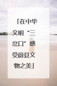 在中华文明“三岔口”感受蔚县文物之美