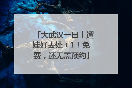 大武汉一日︱遛娃好去处＋1！免费，还无需预约