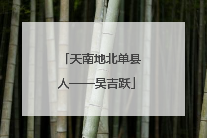 天南地北单县人——吴吉跃