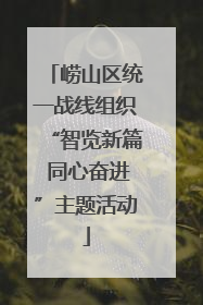 崂山区统一战线组织“智览新篇 同心奋进”主题活动