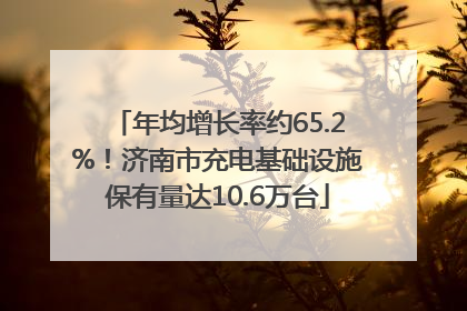 年均增长率约65.2%！济南市充电基础设施保有量达10.6万台