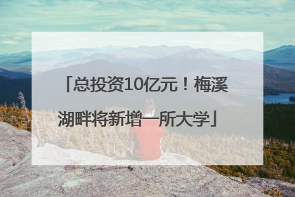 总投资10亿元！梅溪湖畔将新增一所大学
