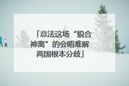 意法这场“貌合神离”的会晤难解两国根本分歧