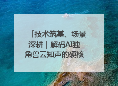 技术筑基、场景深耕｜解码AI独角兽云知声的硬核实力版图
