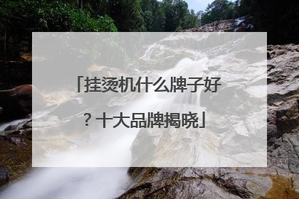 挂烫机什么牌子好？十大品牌揭晓