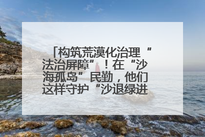 构筑荒漠化治理“法治屏障”！在“沙海孤岛”民勤，他们这样守护“沙退绿进”的生态奇迹