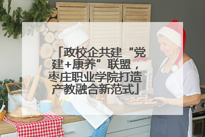 政校企共建“党建+康养”联盟，枣庄职业学院打造产教融合新范式