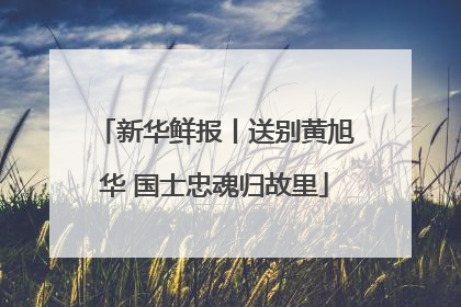 新华鲜报丨送别黄旭华 国士忠魂归故里