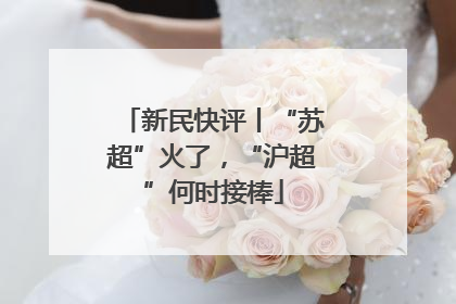 新民快评丨“苏超”火了，“沪超”何时接棒