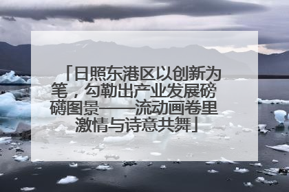 日照东港区以创新为笔，勾勒出产业发展磅礴图景——流动画卷里 激情与诗意共舞