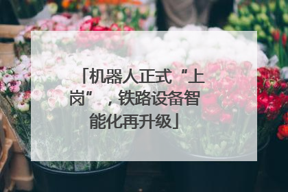 机器人正式“上岗”，铁路设备智能化再升级