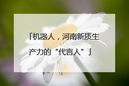 机器人，河南新质生产力的“代言人”