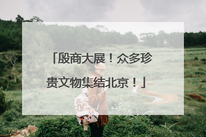 殷商大展！众多珍贵文物集结北京！