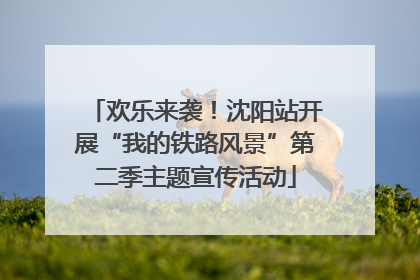 欢乐来袭！沈阳站开展“我的铁路风景”第二季主题宣传活动