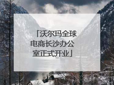 沃尔玛全球电商长沙办公室正式开业