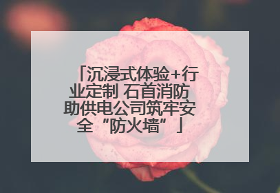 沉浸式体验+行业定制 石首消防助供电公司筑牢安全“防火墙”