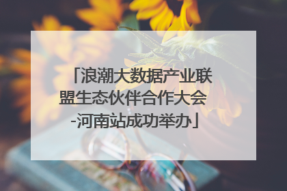浪潮大数据产业联盟生态伙伴合作大会-河南站成功举办
