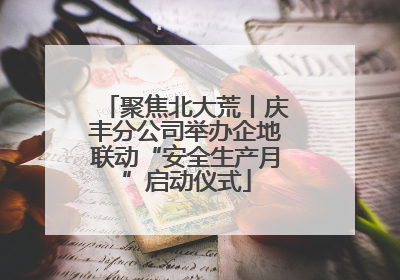 聚焦北大荒丨庆丰分公司举办企地联动“安全生产月”启动仪式