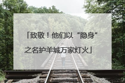 致敬！他们以“隐身”之名护羊城万家灯火