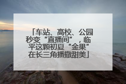 车站、高校、公园秒变“直播间”，临平这颗初夏“金果”在长三角播撒甜美