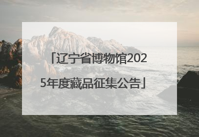 辽宁省博物馆2025年度藏品征集公告
