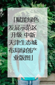 赋能绿色发展示范区升级 中新天津生态城布局绿创产业版图