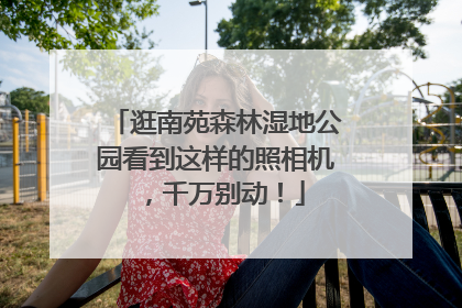 逛南苑森林湿地公园看到这样的照相机，千万别动！